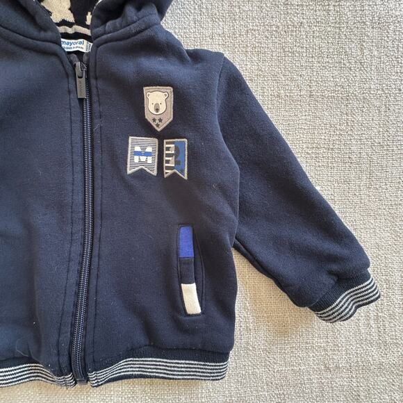 Mayoral Sweatshirt Hoodie Jacket EUC 12mo - Picture 2 of 5